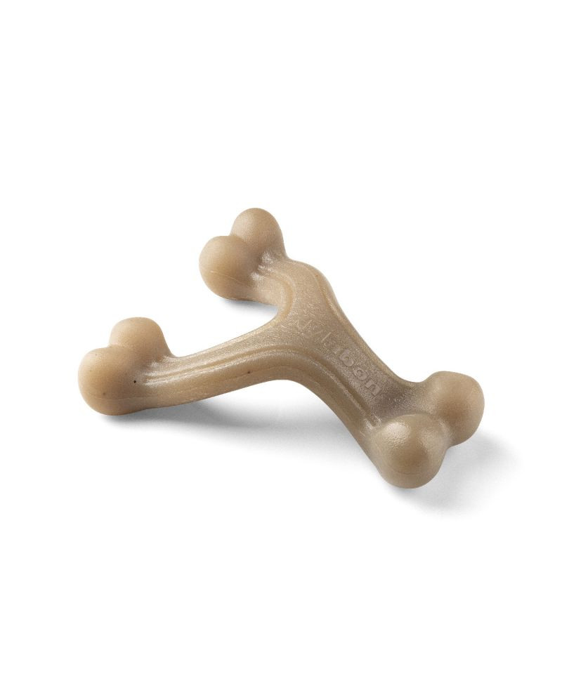 Nylabone Juguete Puppy Gourmet Wishbone Peanut para Perros