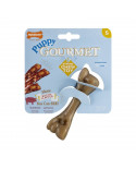 Nylabone Juguete Puppy Gourmet Femur Bacon para Perros