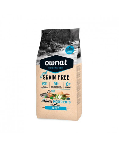 Ownat Just Grain Free Trucha 14KG Ownat Just Grain Free Trucha 14KG