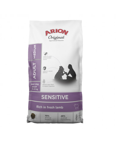 Arion Original Sensitive Cordero para Perros Adultos – Raza Mediana Arion Original Sensitive Cordero para Perros Adultos – Raza Mediana