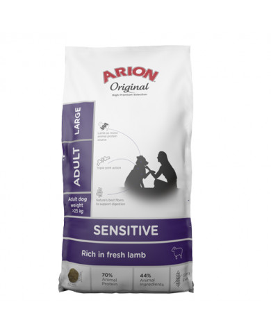 Arion Original Sensitive Cordero – Perros Grandes 12 kg Arion Original Sensitive Cordero – Perros Grandes 12 kg