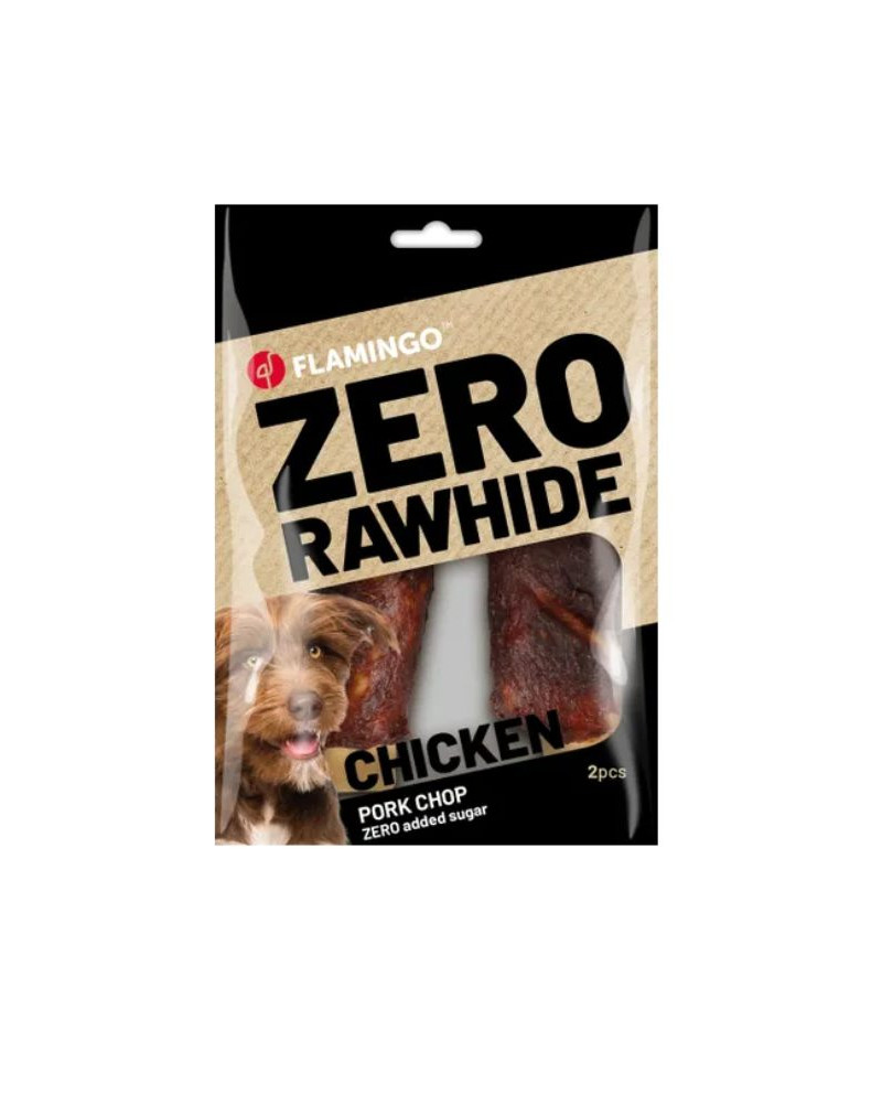 Costilla Cerdo con Pollo Zero Rawhide