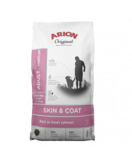 Arion Original Skin & Coat Salmón para Adultos – Raza Mediana