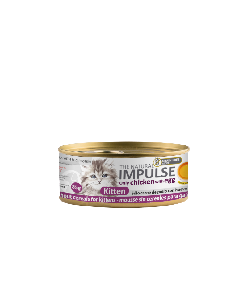 Impulse Cat Kitten No Grano Lata 85gr Impulse Cat Kitten No Grano Lata 85gr