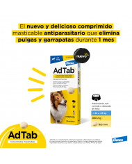 AdTab Comprimidos Masticables Antiparasitarios Perros