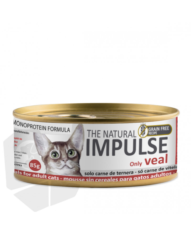 Impulse Cat  Ternera Mousse No Grano Lata Impulse Cat  Ternera Mousse No Grano Lata