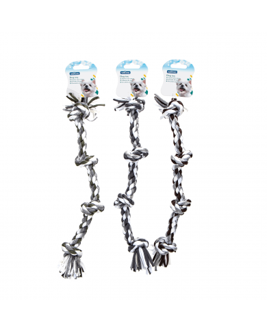 Mordedor cuerda 4 nudos 42cm Mordedor cuerda 4 nudos 42cm