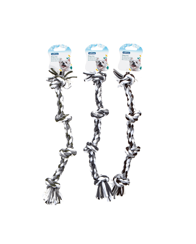 Mordedor cuerda 4 nudos 42cm Mordedor cuerda 4 nudos 42cm