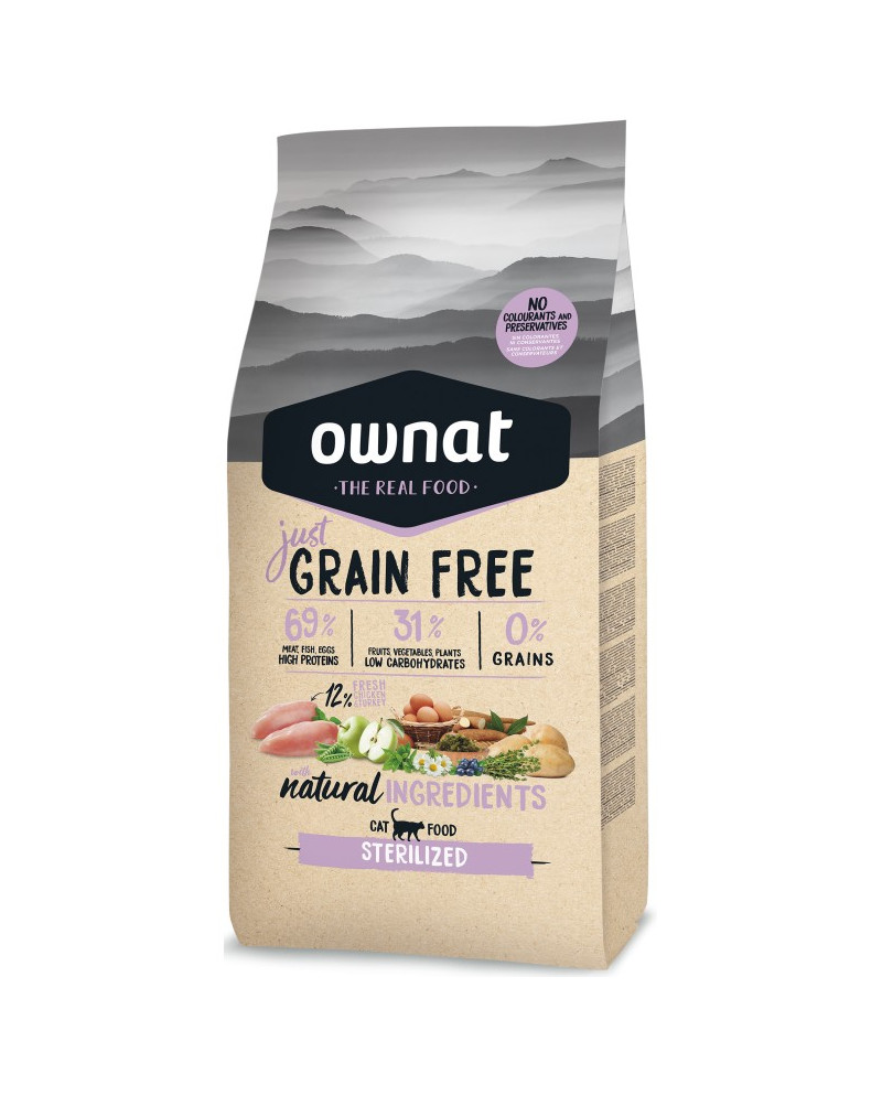 Ownat Just Grain Free Sterilized Pollo