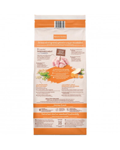 Natures Variety Turkey Adulto Medium Healthy Grains 10+2kg Natures Variety Turkey Adulto Medium Healthy Grains 10+2kg