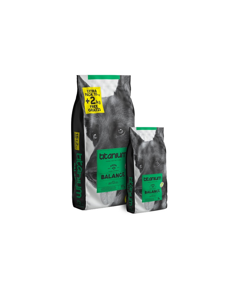 Arion Titanium Balance pienso premium para perros adultos con pavo y aceite de salmón