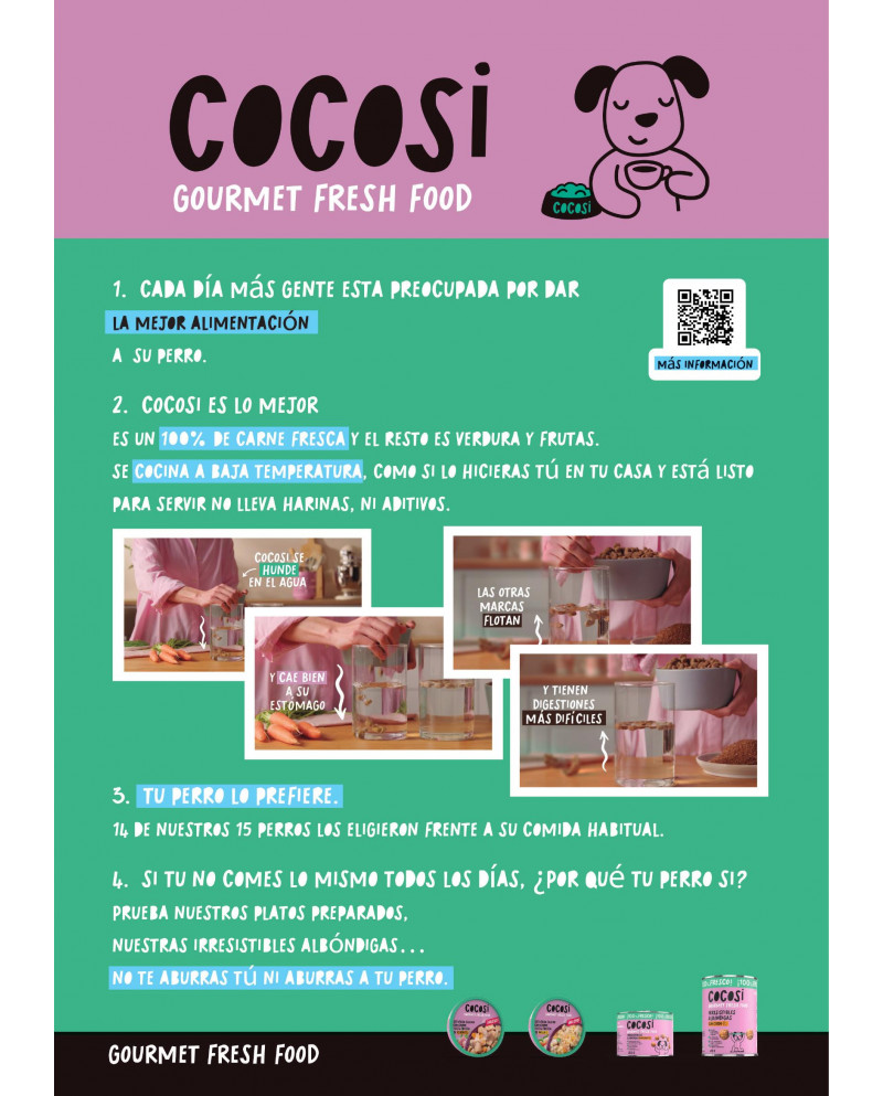 Cocosi Gourmet Fresh Food - Pescado & Pollo | Comida Natural para Perros