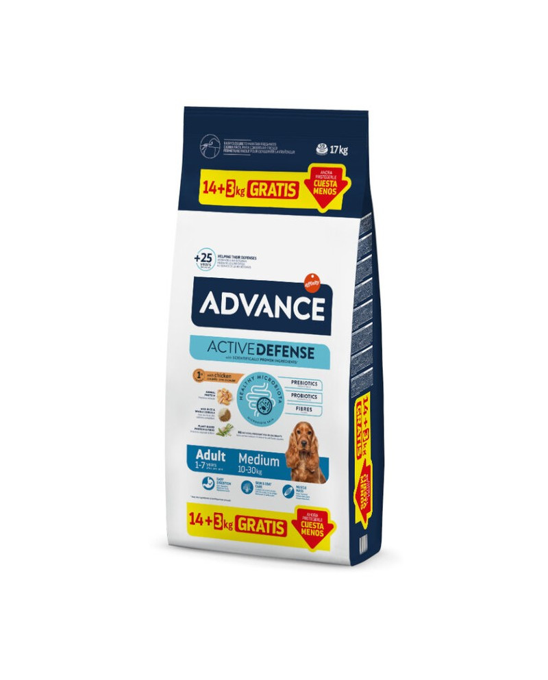 Advance Medium Adult Pollo y Arroz – Pienso Mediano 14+3 kg