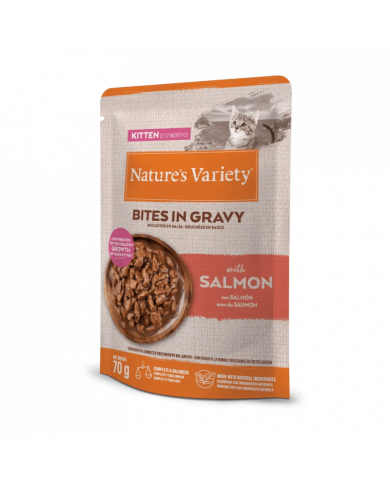 Natures Variety Cat Bites in Kitten Gatitos Salmon Natures Variety Cat Bites in Kitten Gatitos Salmon