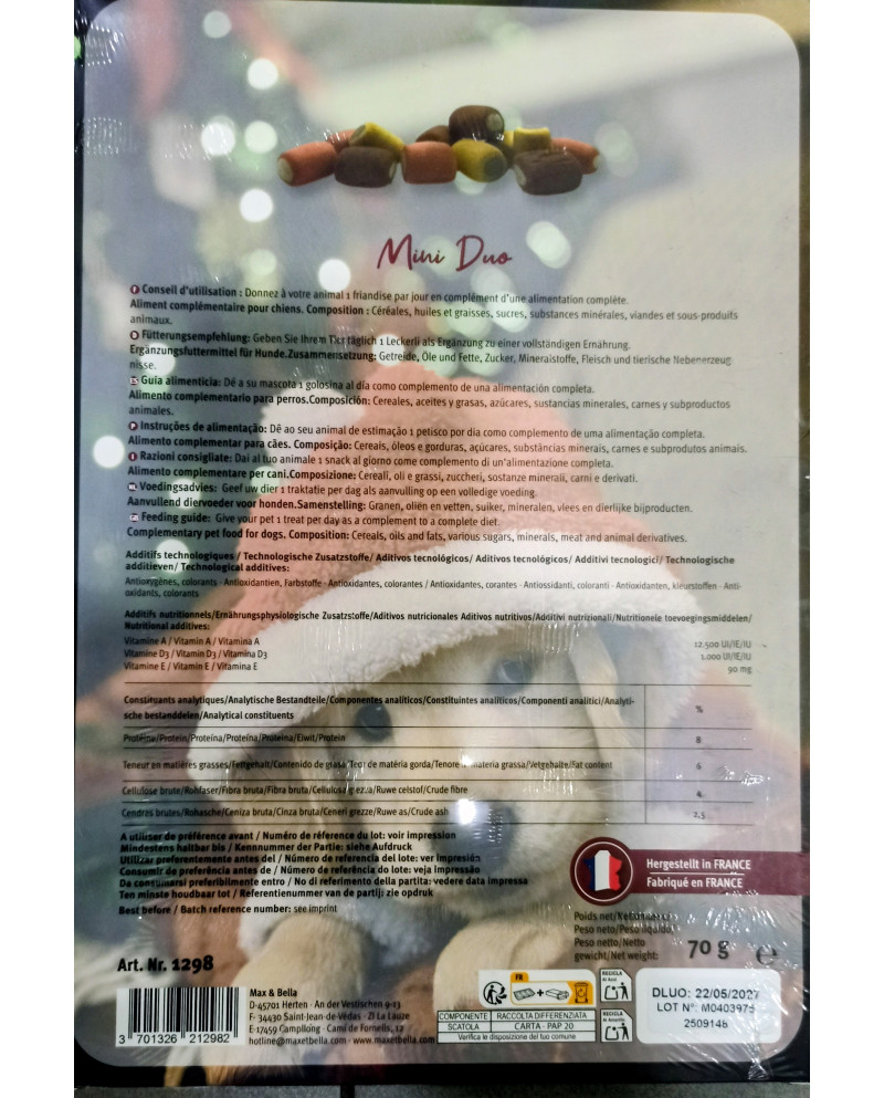Calendario Adviento Max Bella Navidad  Para Perros