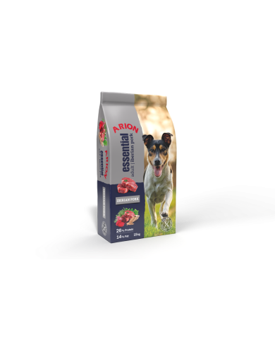 Saco de pienso Arion Essential Iberian Pork 15kg con sabor a cerdo ibérico para perros adultos