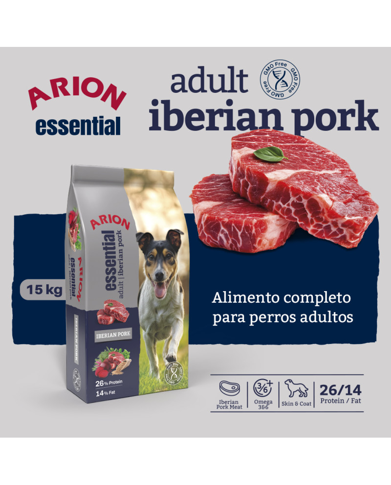 Arion Essential Adut Iberian Pork 15Kg