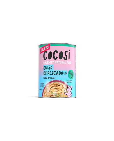 Cocosi Guiso Pescado Real 400 g – Comida Húmeda Natural para Perros