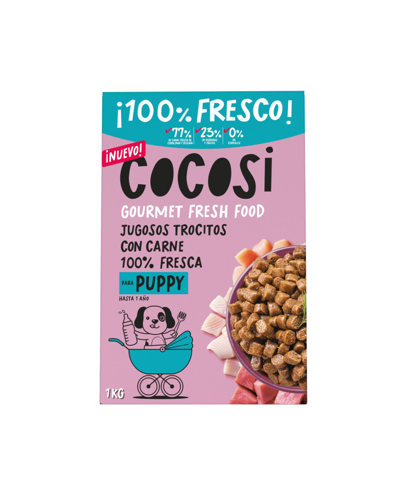 Cocosi Gourmet Fresh Food Puppy - Pescado,Pavo & Cerdo