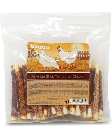 Stick Cuero Trenzado con Pollo