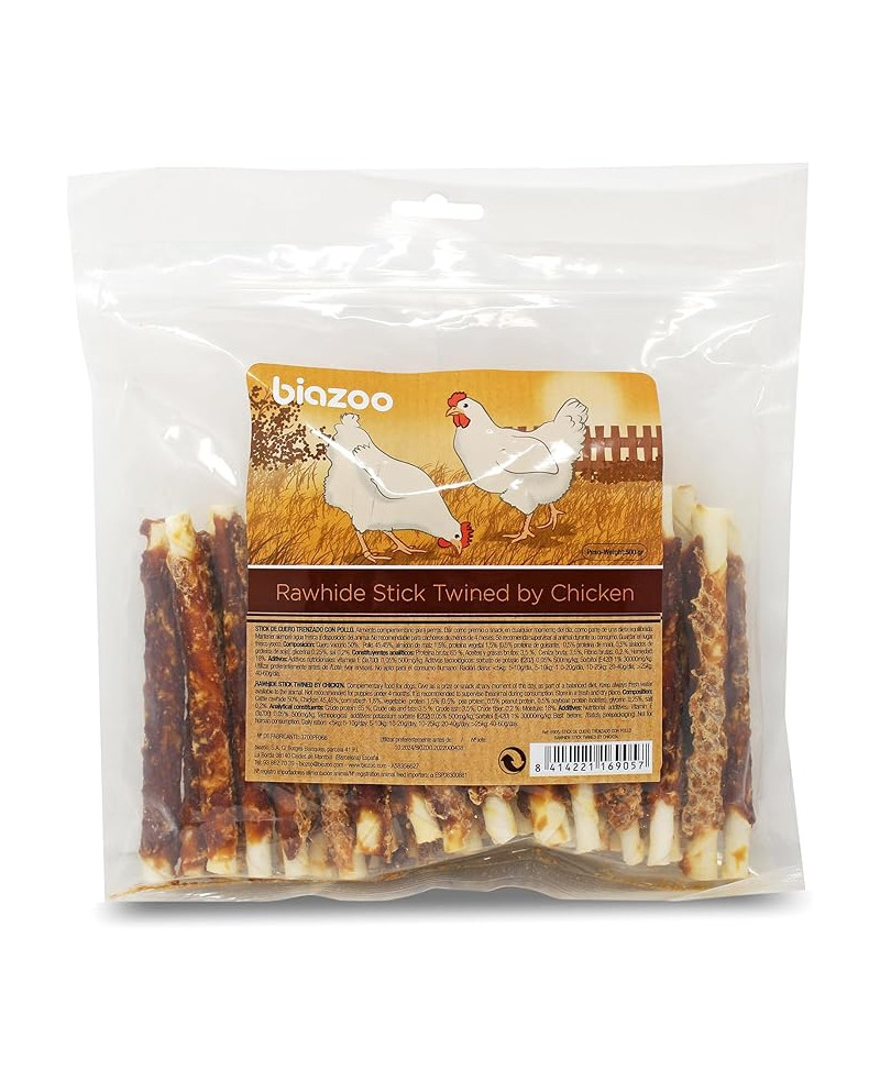 Stick Cuero Trenzado con Pollo