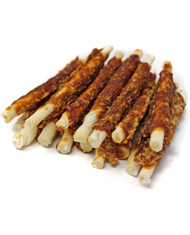 Stick Cuero Trenzado con Pollo