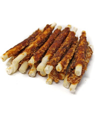 Stick Cuero Trenzado con Pollo