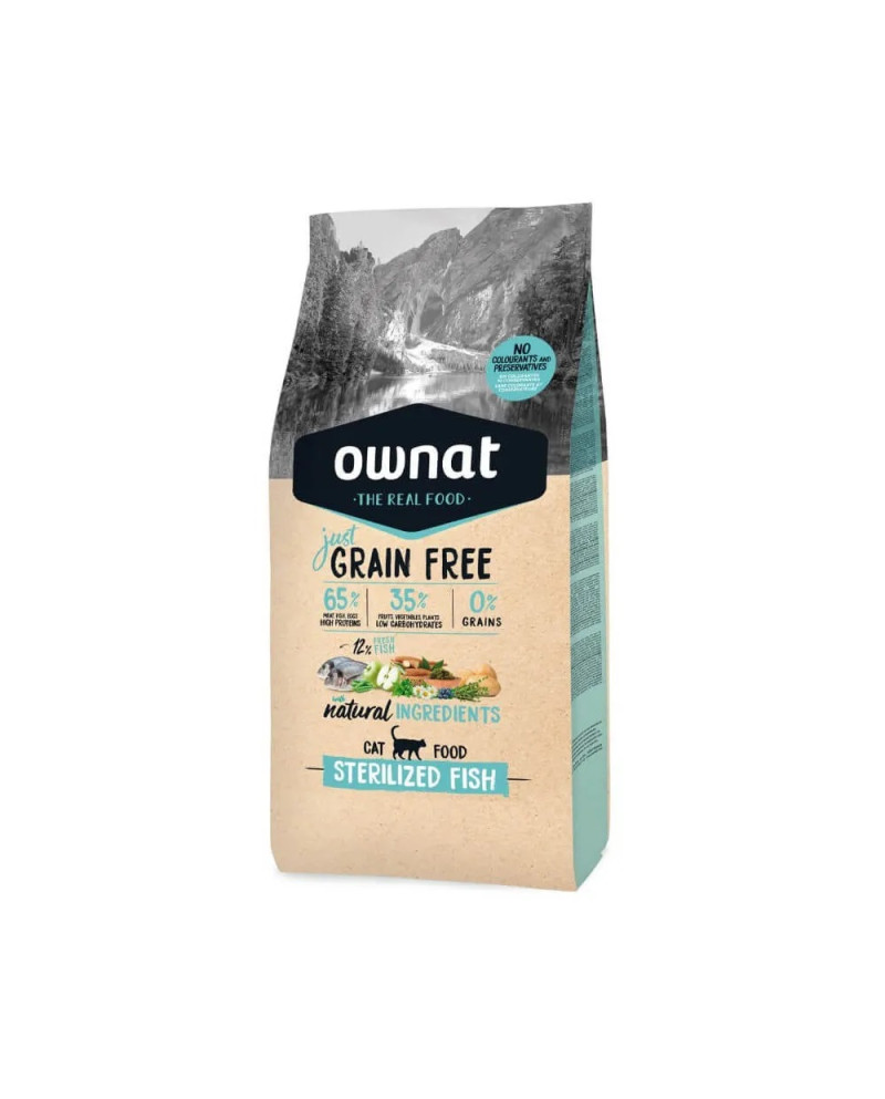 Ownat Just Grain Free Sterilized Pescado