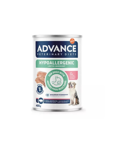 Alimento Hipoalergénico para Perros Adultos – Advance Veterinary Diets Cerdo 400 g