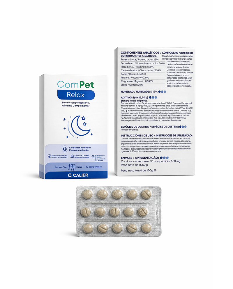 Compet Relax Calier 30 Comprimidos
