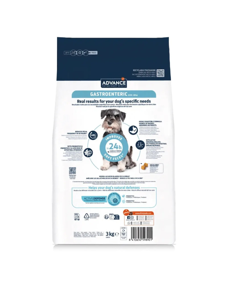 Advance Veterinary Gastroenteric Mini Canine 3Kg