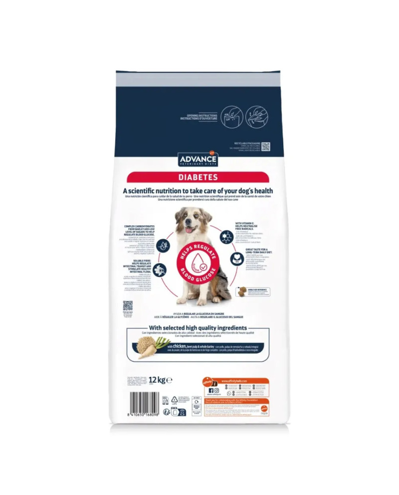 Advance Veterinary Diabetes Colitis Canine 12kg