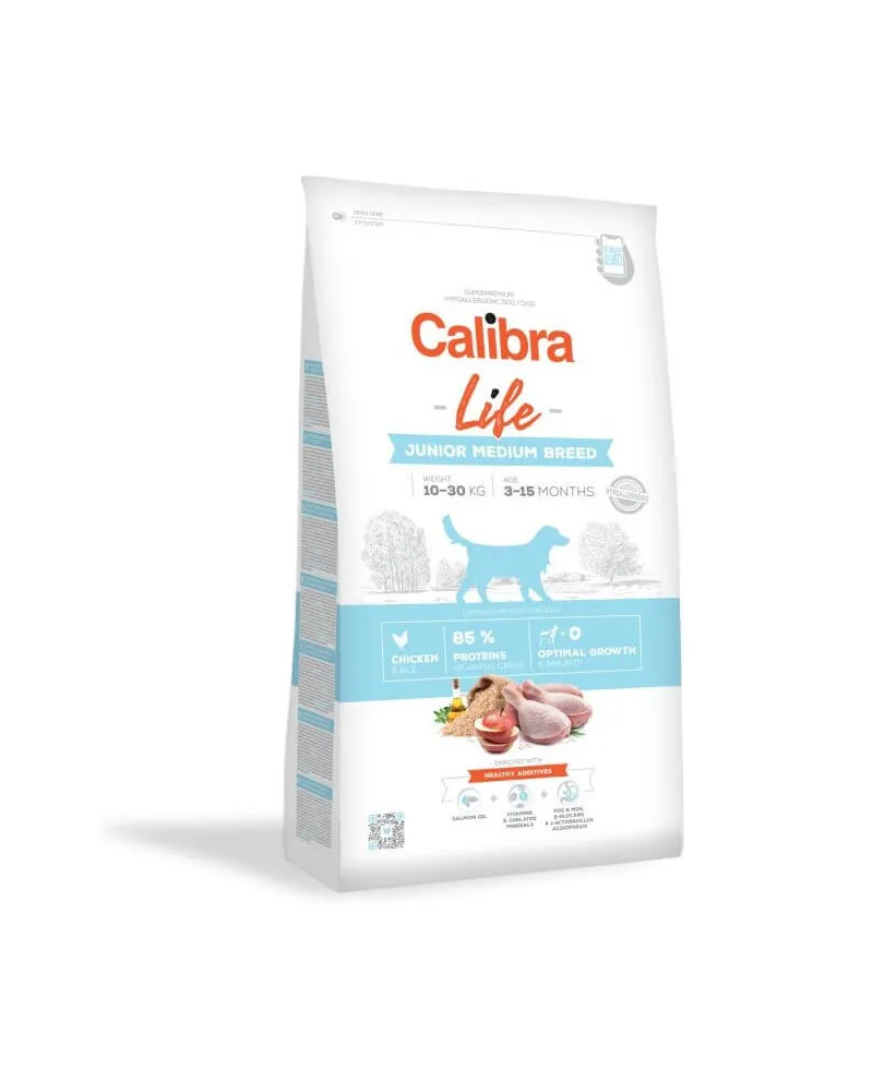 Calibra Dog Life Junior Medium Breed Chicken