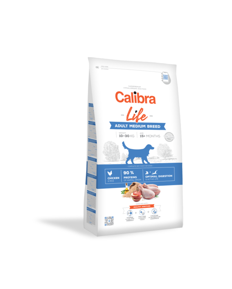 Calibra Dog Life Adult Medium Breed Chicken