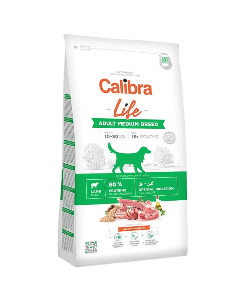 Calibra Dog Life Adult Medium Breed Lamb