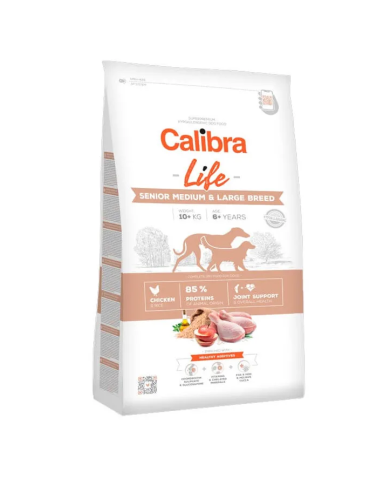 Calibra Dog Life Senior Medium Large Breed Chicken
