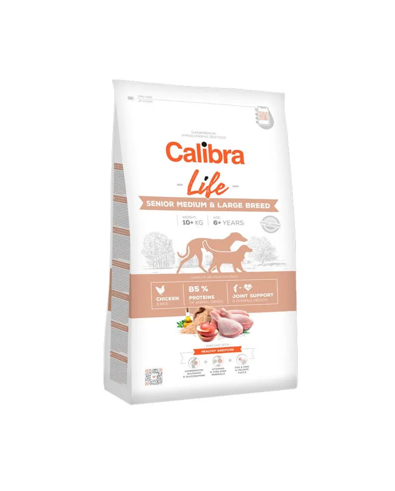 Calibra Dog Life Senior Medium Large Breed Chicken