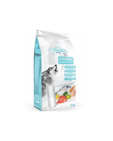 Carnívoro Sensitive Salmón & Arroz – Perro Adulto 12 kg