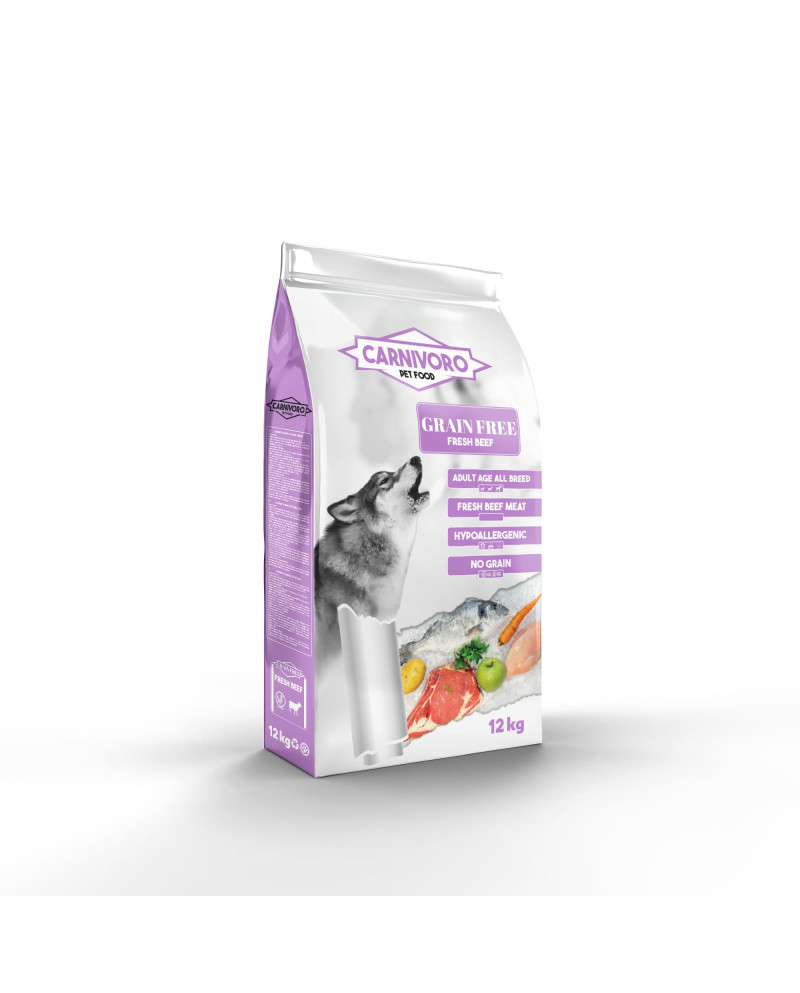 Carnívoro Grain Free Ternera – Adulto 12 kg