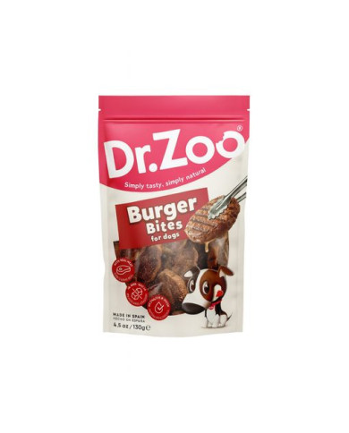 Dr. Zoo Burger Bites For Dog - Snack De Carne Para Perros