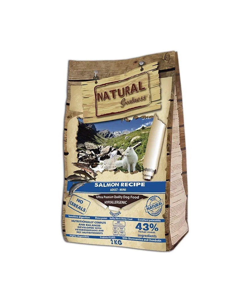 Natural Greatness Salmón Sensitive Adulto Mini 2kg