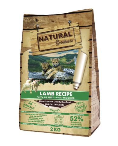 Natural Greatness Sensitivo Cordero 2Kg