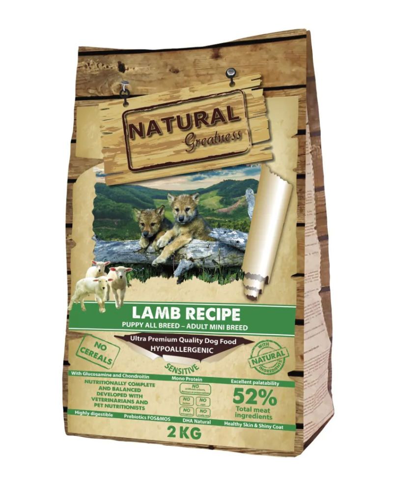 Natural Greatness Sensitivo Cordero 2Kg