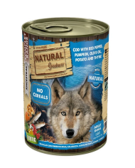 Natural Greatness Light Bacalao con Pimiento rojo, Calabaza, Aceite de Oliva, Patata y Tomillo lata 400gr
