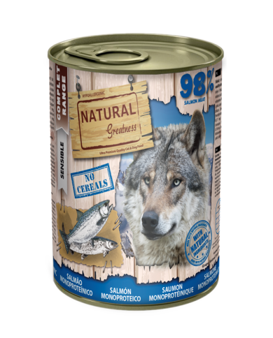 Natural Greatness Receta Monoproteica de Salmón lata 400gr