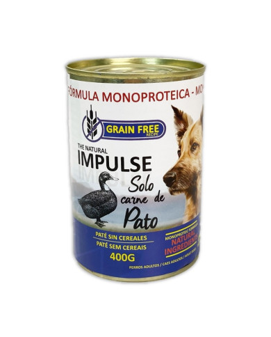 Natural Impulse Dog Pato lata 400gr