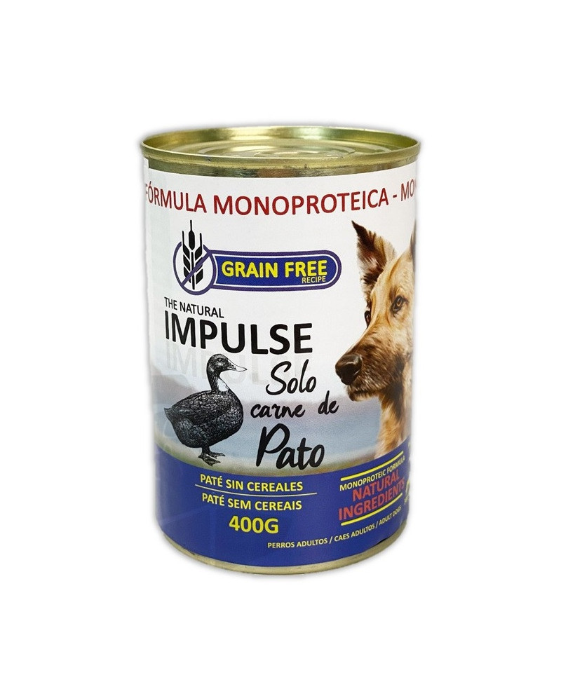 Natural Impulse Dog Pato lata 400gr