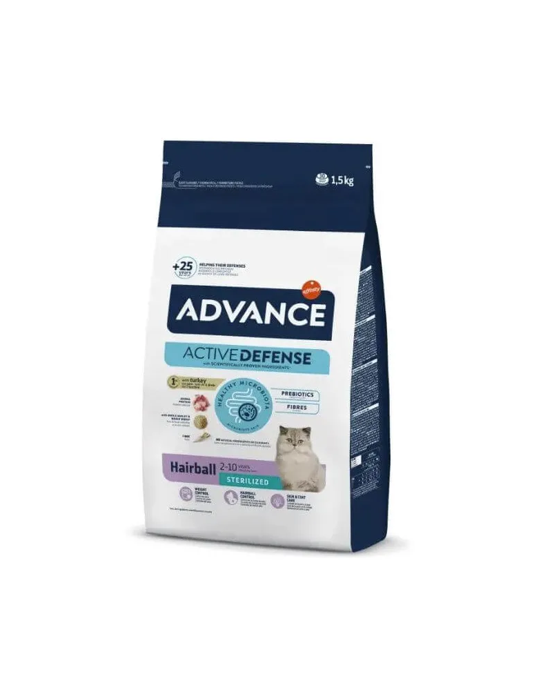 Advance Cat Esterilizado Hairball  1.5kg