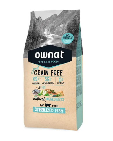 Ownat Just Grain Free Sterilized Pescado