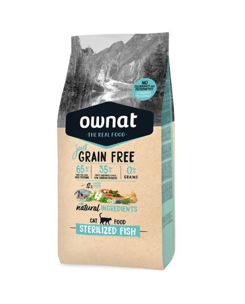 Ownat Just Grain Free Sterilized Pescado